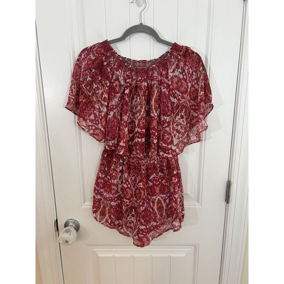 Show‎ Me Your Mumu Rosarita Romper Pomegranate Punch Size Medium - Picture 3 of 7